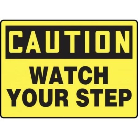 Accuform OSHA CAUTION SAFETY SIGN WATCH YOUR FRMSTF645XV FRMSTF645XV